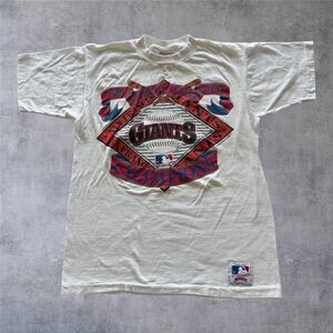 Vtg 1989 San Francisco Giants Nutmeg Mills T-Shirt M NL West Champions MLB USA